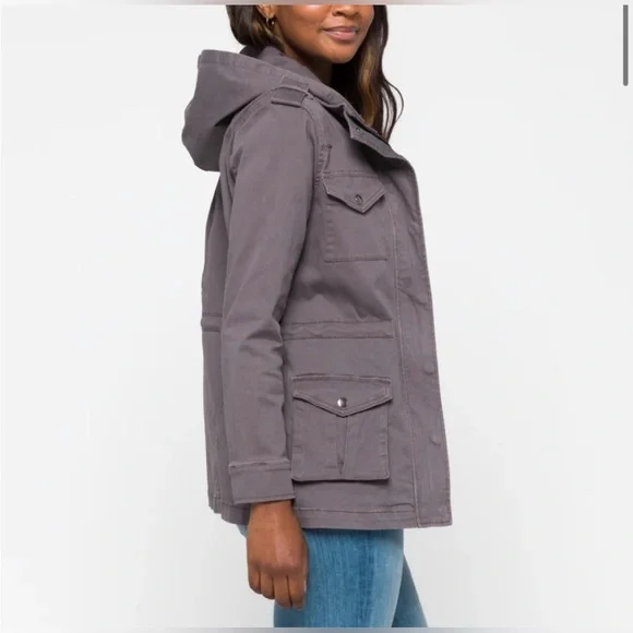 Market & Spruce Kathleen Cargo Jacket - Picture 2 of 12